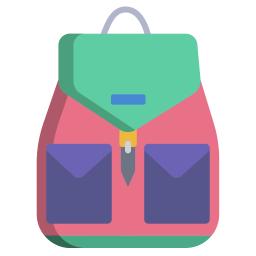 mochila icono gratis