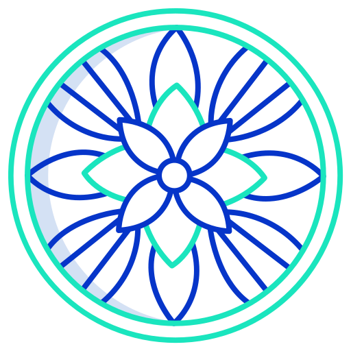 Mandala Icongeek26 Outline Colour icon