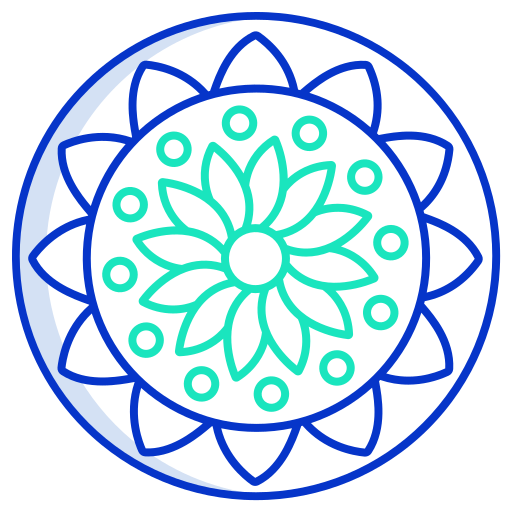 Mandala Icongeek26 Outline Colour icon