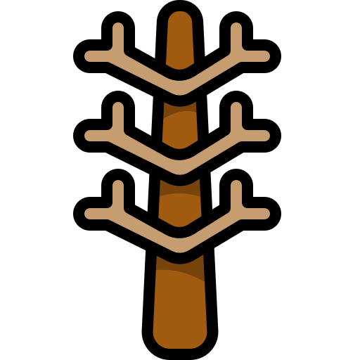 albero secco Generic Outline Color icona