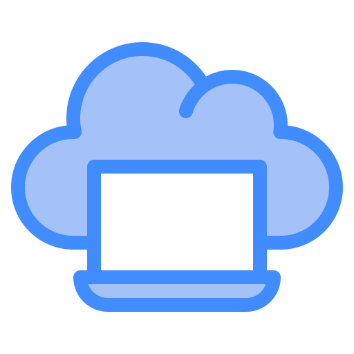 computación en la nube icono gratis