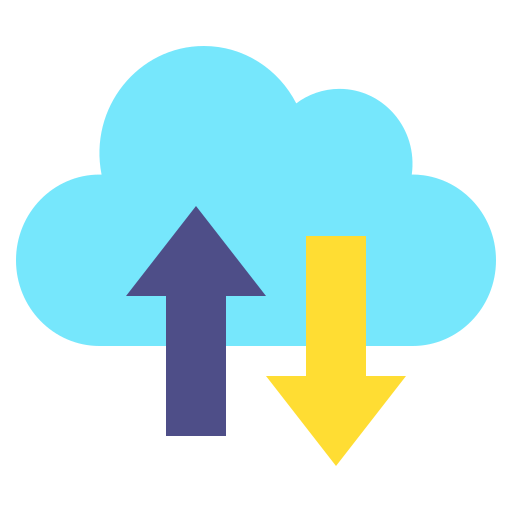 transferencia de datos icono gratis