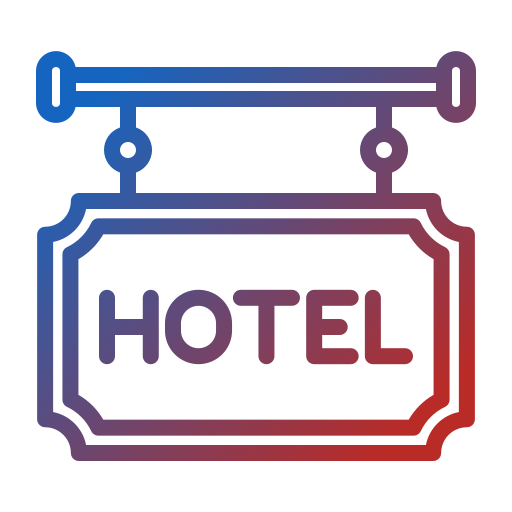 signo de hotel icono gratis