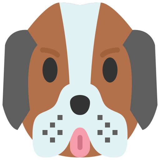 Saint bernard Basic Straight Flat icon