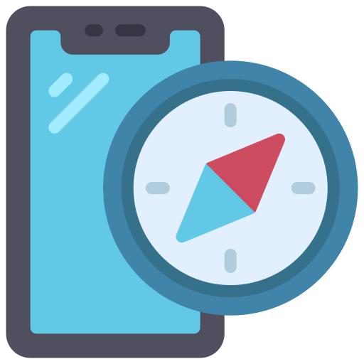 Compass Juicy Fish Flat icon