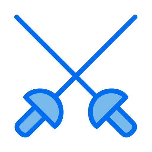 Fencing Generic Blue icon