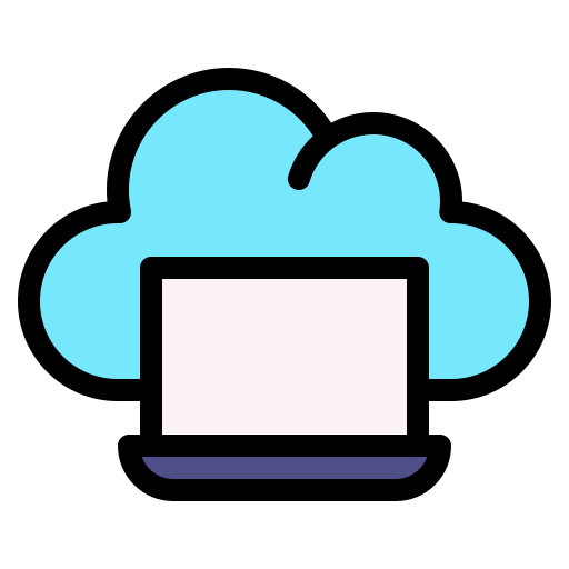 computación en la nube icono gratis