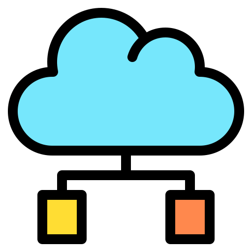 servidor en la nube icono gratis