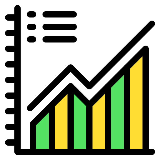 gráfico de barras icono gratis