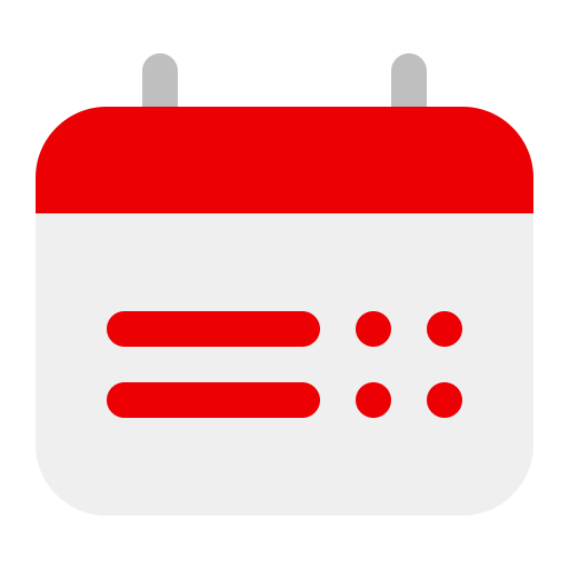 Calendar Basic Straight Flat icon