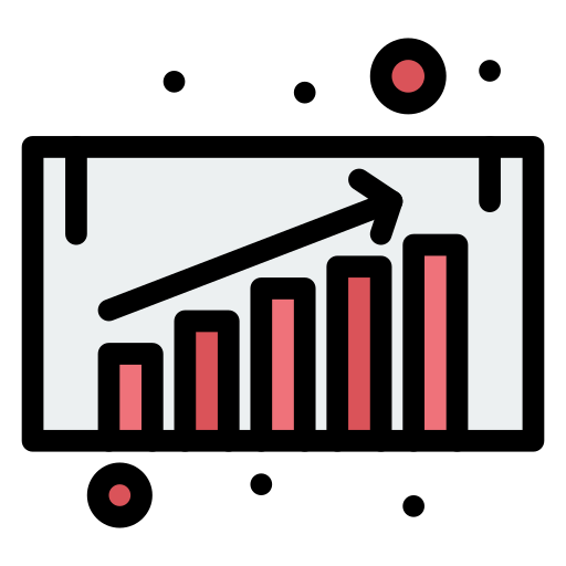 Growth chart Generic Outline Color icon