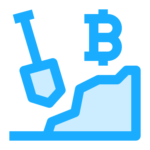 minería bitcoin icono gratis