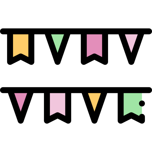 guirnaldas icono gratis