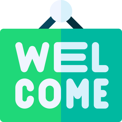 Welcome back Basic Rounded Flat icon