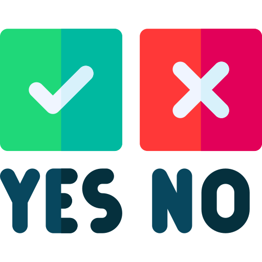 yes no button png