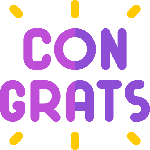 félicitations Icône gratuit félicitations Icône gratuit