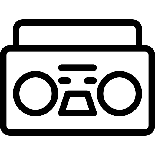 lecteur de musique Icône gratuit