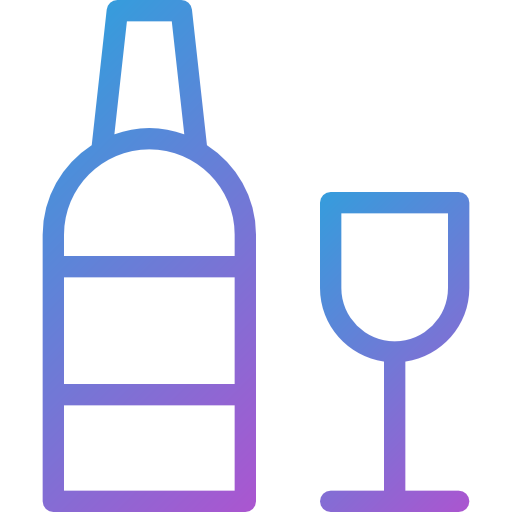 botella de vino icono gratis