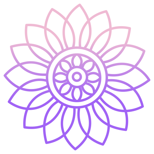 Mandala Icongeek26 Outline Gradient icon