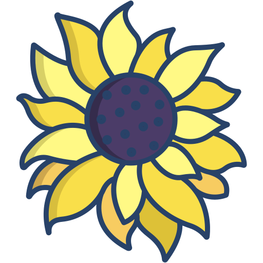 girasol icono gratis