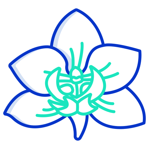 Flower Icongeek26 Outline Colour icon