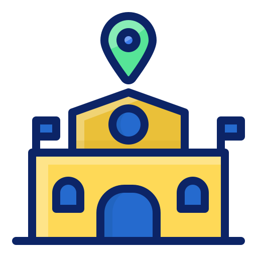 edificio del gobierno icono gratis