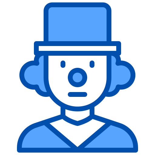 Clown free icon Clown free icon