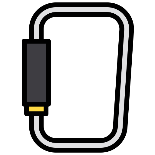 Carabiner free icon Carabiner free icon