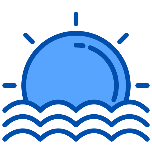 atardecer icono gratis