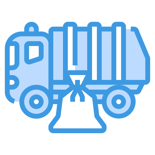 Garbage truck free icon