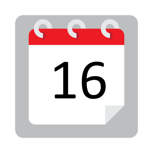 fecha del calendario icono gratis