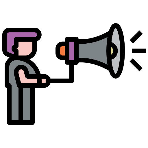 Megaphone free icon Megaphone free icon
