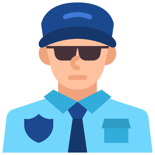 security guard hat icon