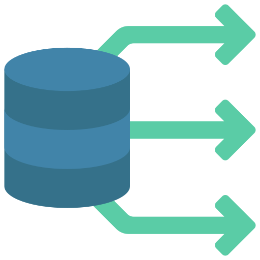 transformación de datos icono gratis