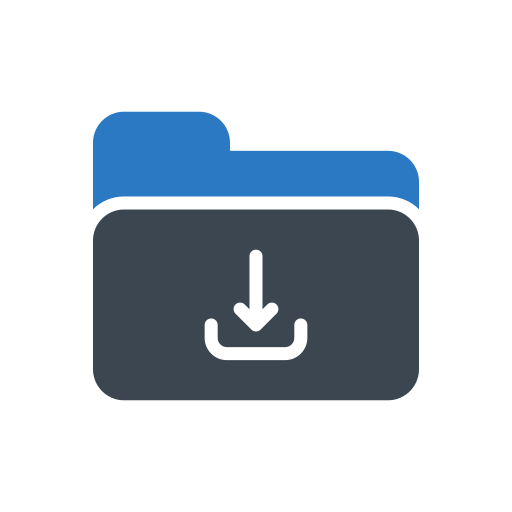 Data storage Generic Blue icon