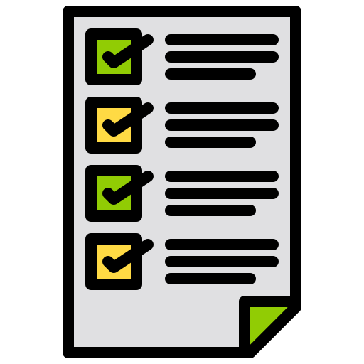 Checklist xnimrodx Lineal Color icon