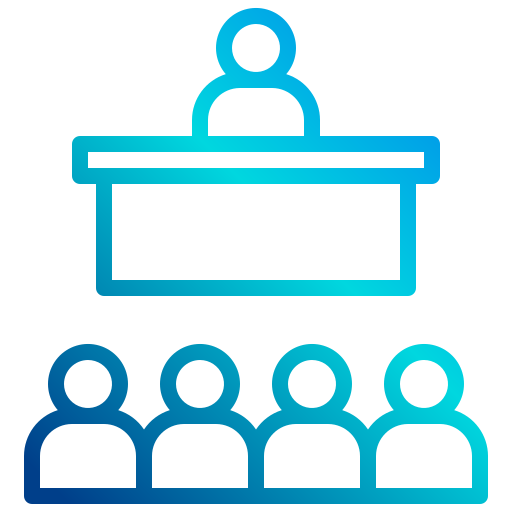 Conference xnimrodx Lineal Gradient icon