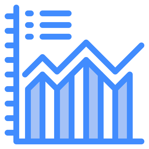 gráfico de barras icono gratis