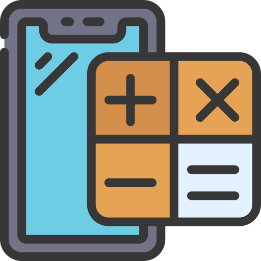 Calculator Juicy Fish Soft-fill icon