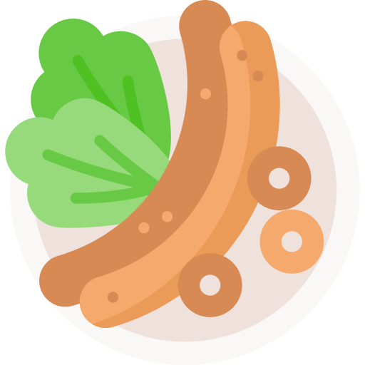 saucisse Icône gratuit saucisse Icône gratuit