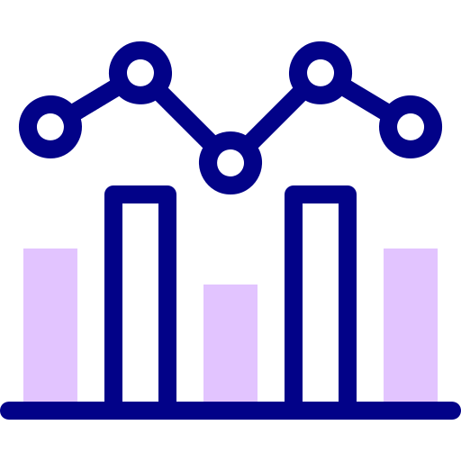 gráfico de barras icono gratis