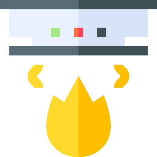 detector de humo icono gratis