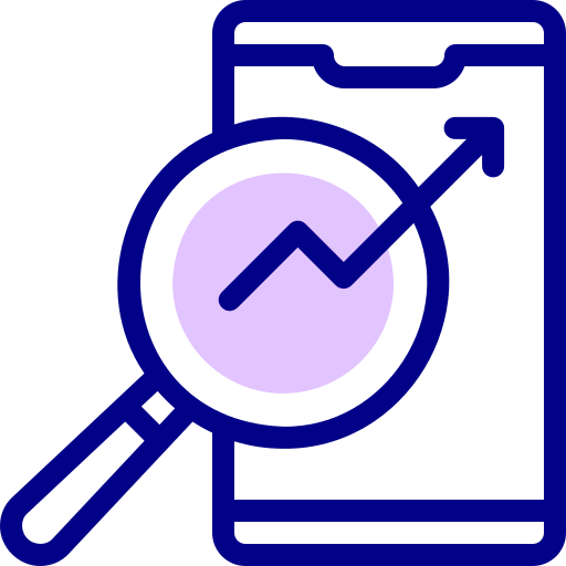 Analytics Detailed Mixed Lineal color icon