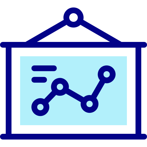 visualización de datos icono gratis