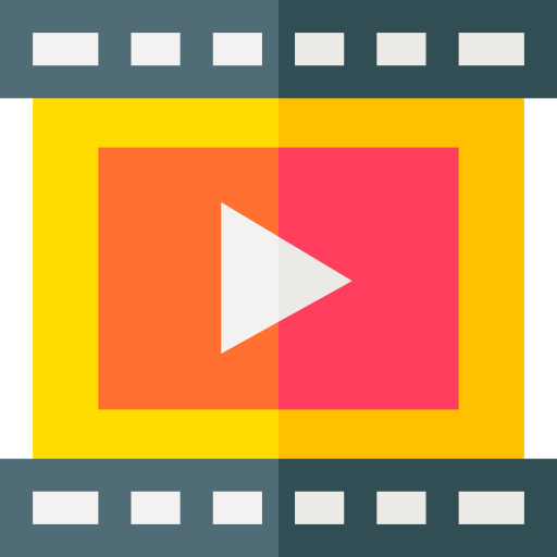 reproductor de video icono gratis