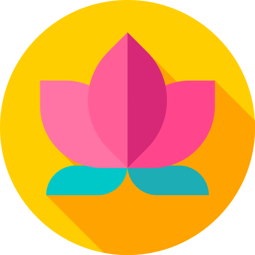 Lotus Flat Circular Flat icon