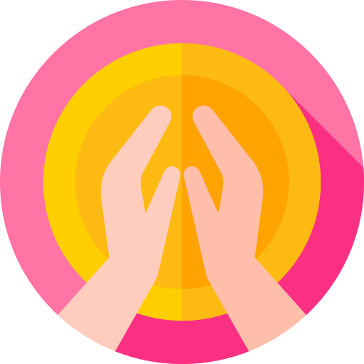 Namaste Flat Circular Flat icon