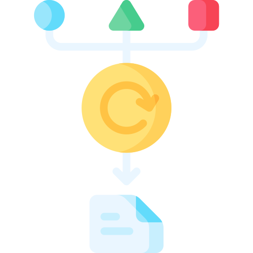 transformación icono gratis