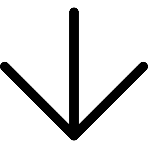 flecha hacia abajo icono gratis