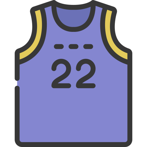 cartoon basketball jersey